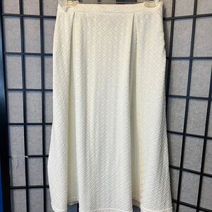 Tobi white textured skirt